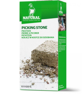 Natural picking stone 6 x 620 g